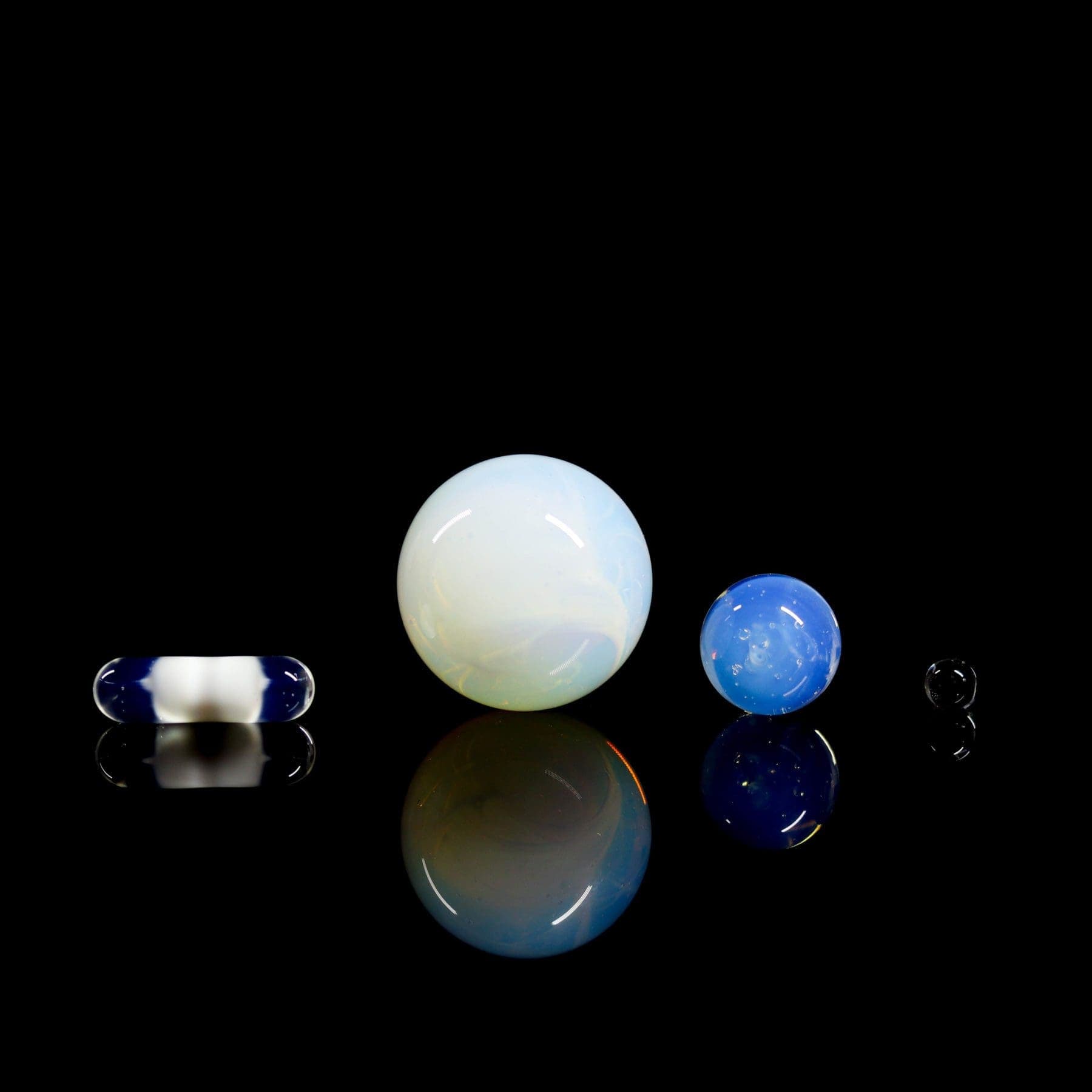 Ghost Terp Slurper Set (4 pcs) by Captain Tokez Glass