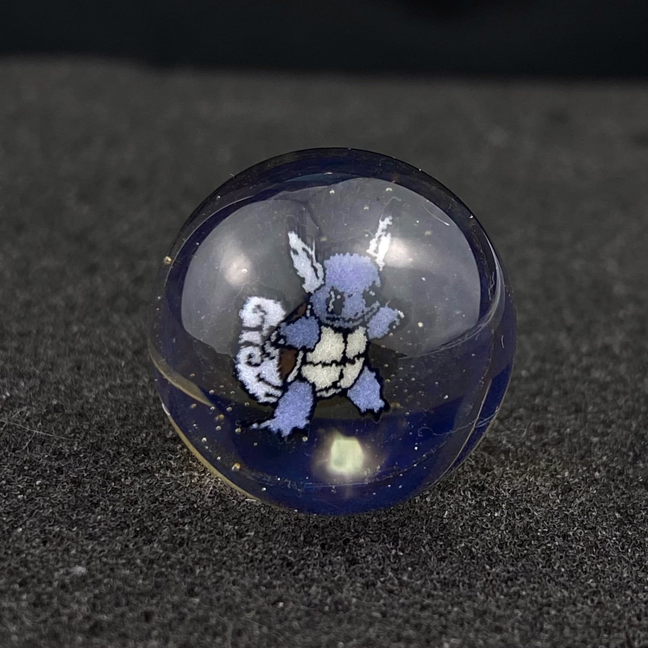 Pokémon Wartortle Slurper Marble Top by Keys Glass