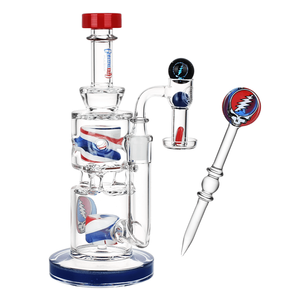 Grateful Dead x Pulsar Stealied Out Dab Rig Set