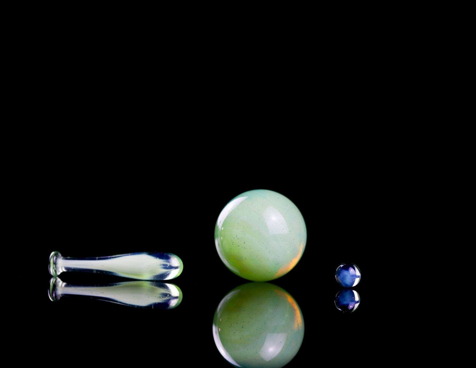 Wintergreen Baseball Terp Slurper Set by Syndrome Glass