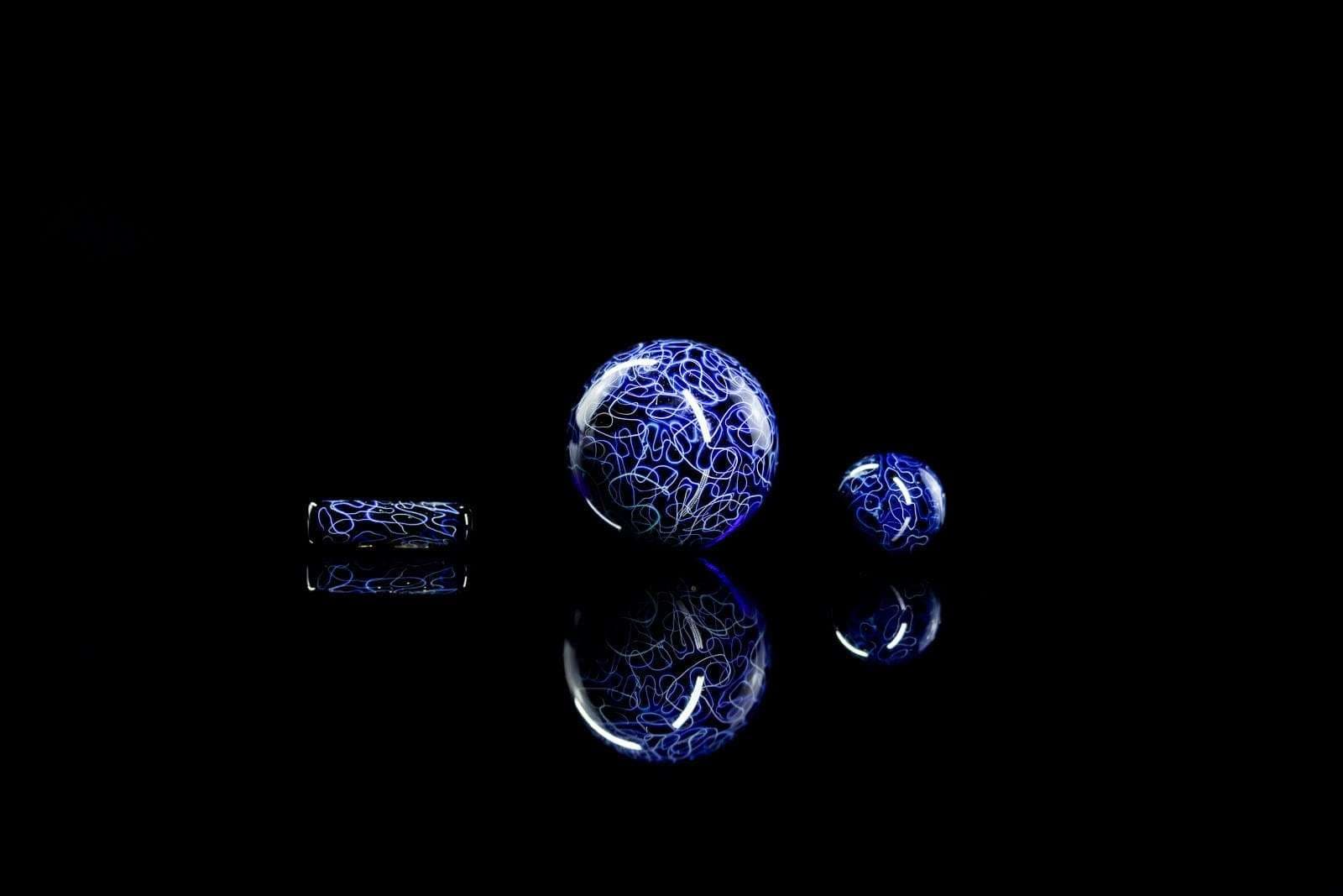 Chuck B Glass Terp Slurper Set, Scribble Tech
