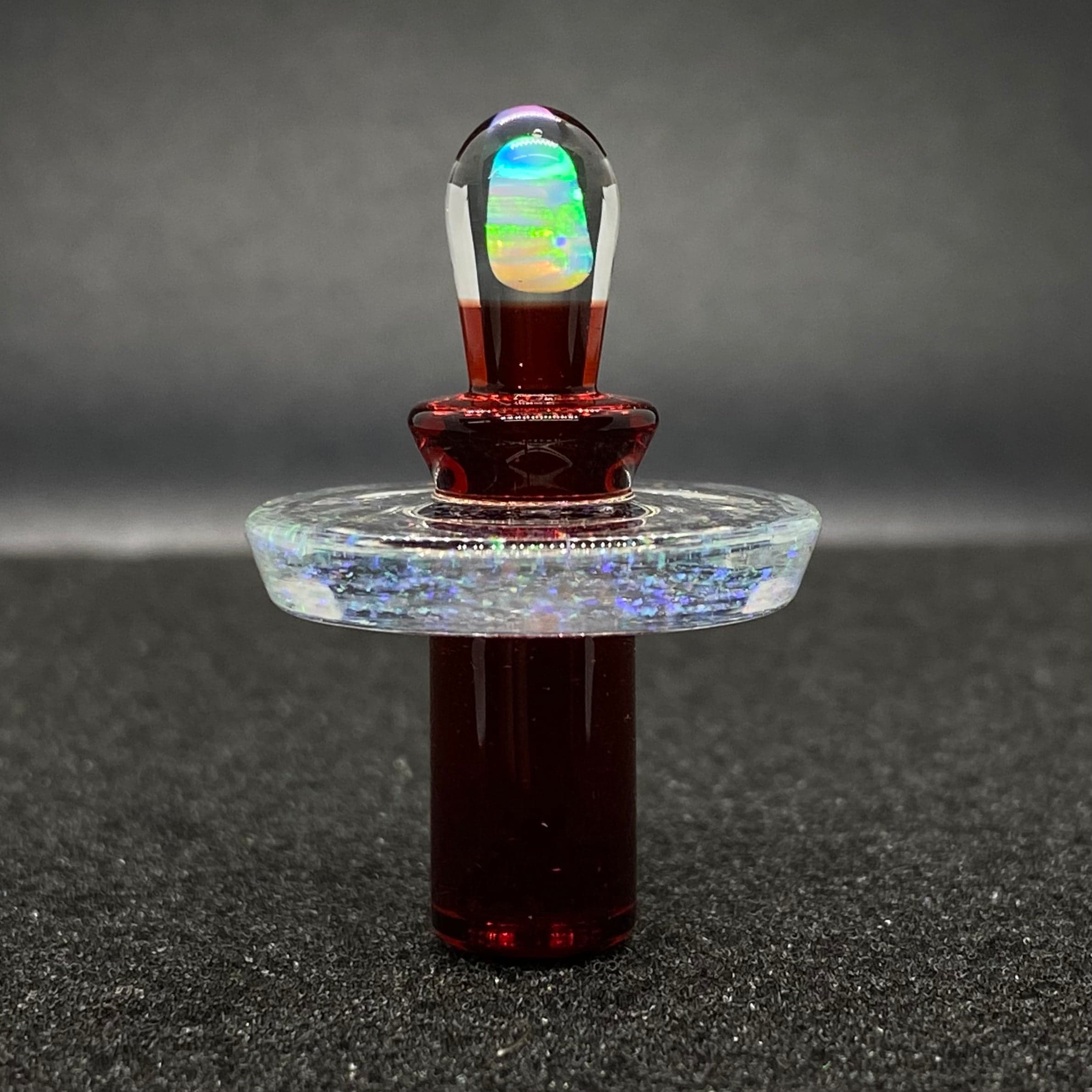Fortunate Glass Ruby Slippers Crushed Opal Control Tower Cap