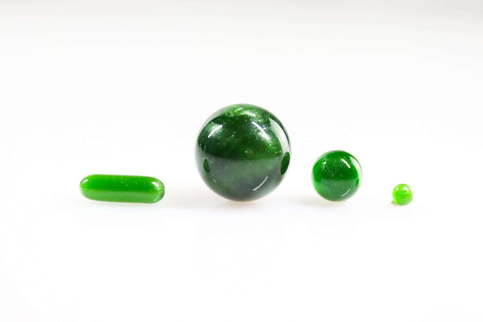 Mighty Moss Terp Slurper Set (4 pcs) by Captain Tokez Glass