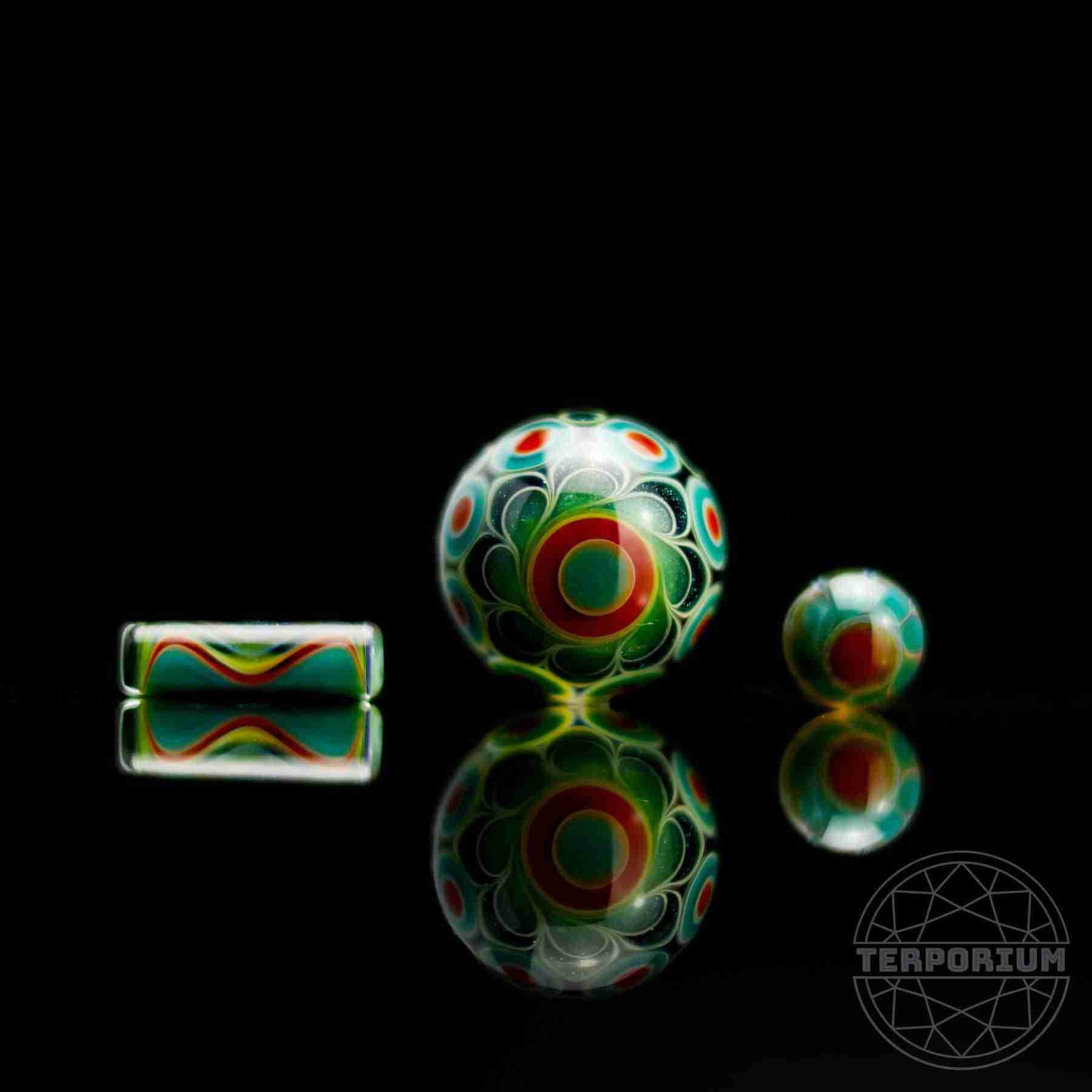 Dot Work Terp Slurper Set by Atischler Glass