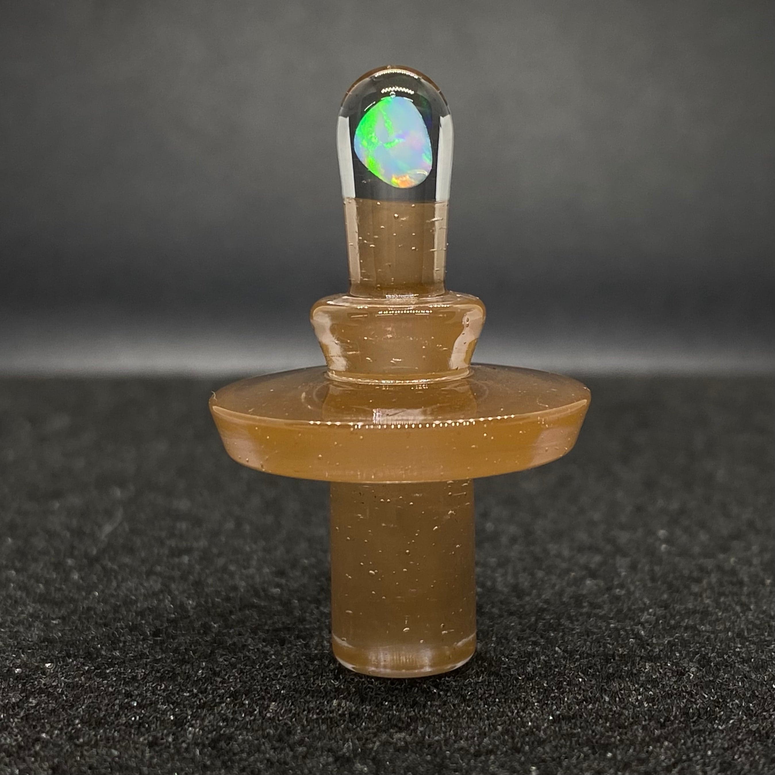 Fortunate Glass Peach Opal Control Tower Cap