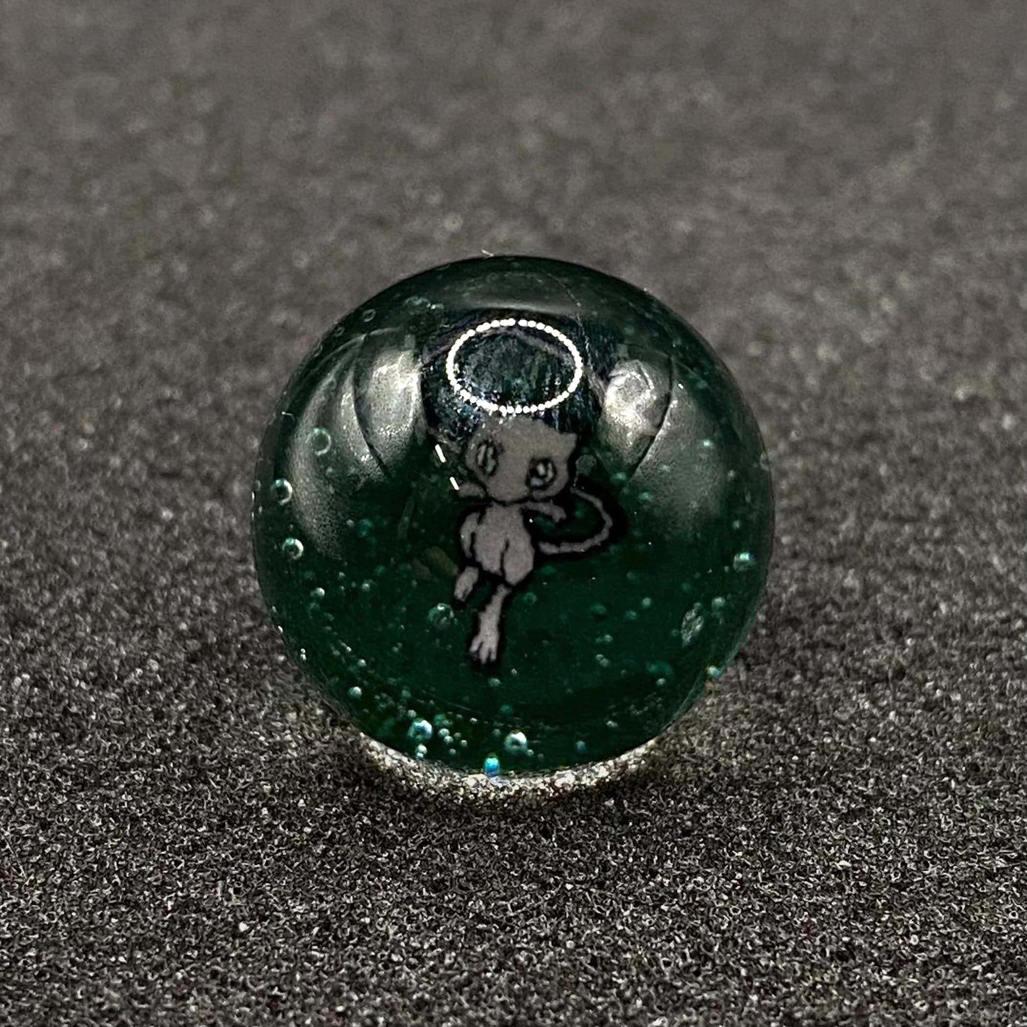 Pokemon Mew Marble Top by Keys Glass