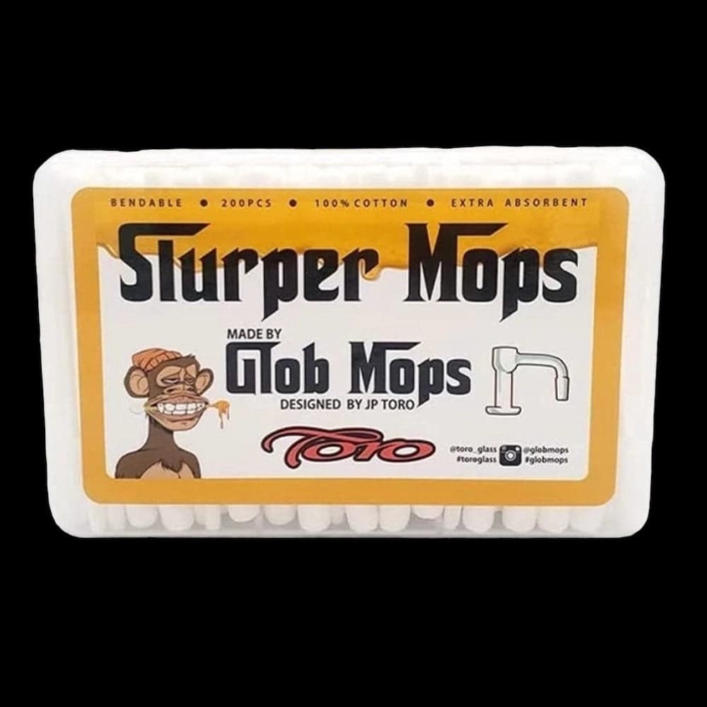 Glob Mops Slurper Mops Extra Absorbent Cotton Swabs - 200 Count
