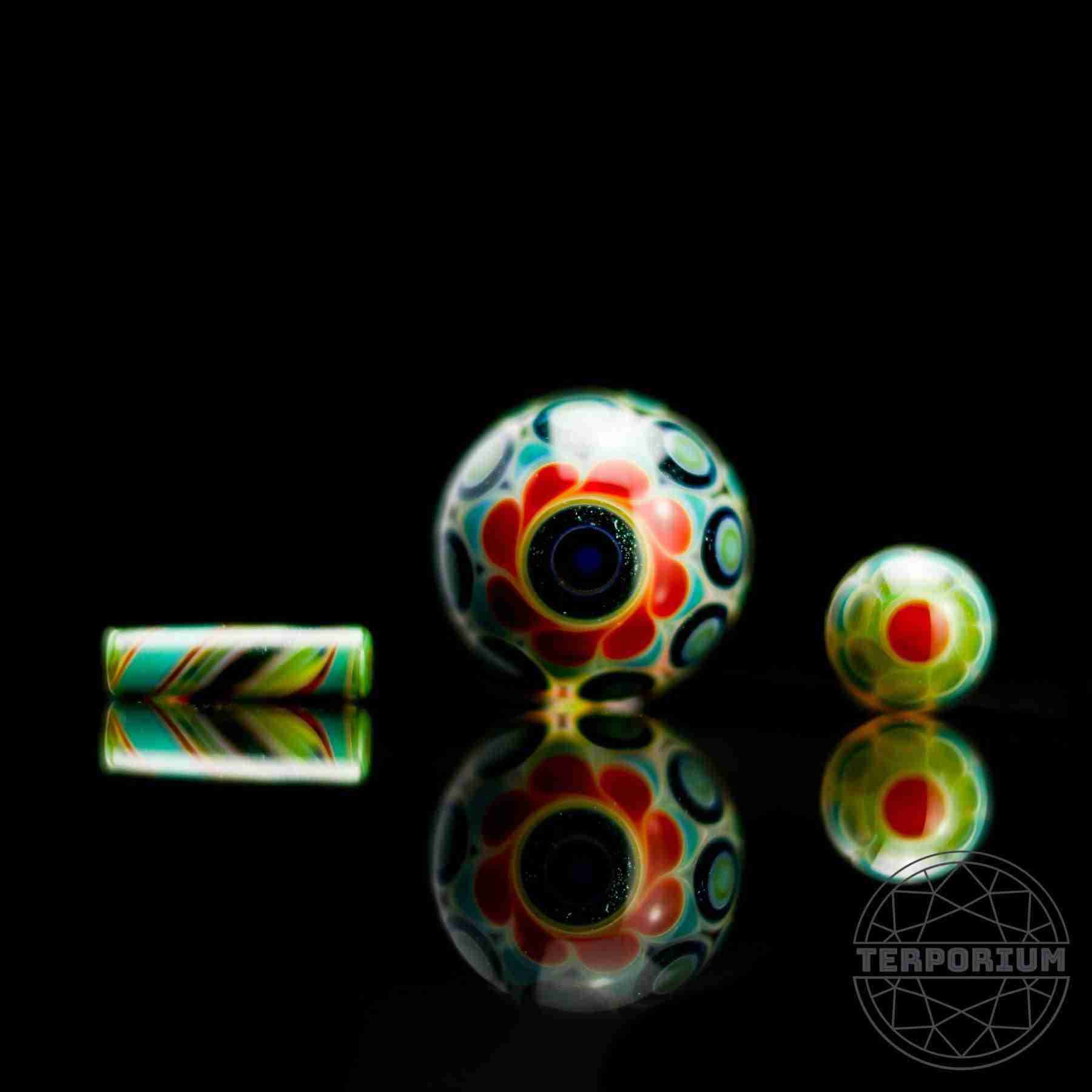 Dot Work Terp Slurper Set by Atischler Glass