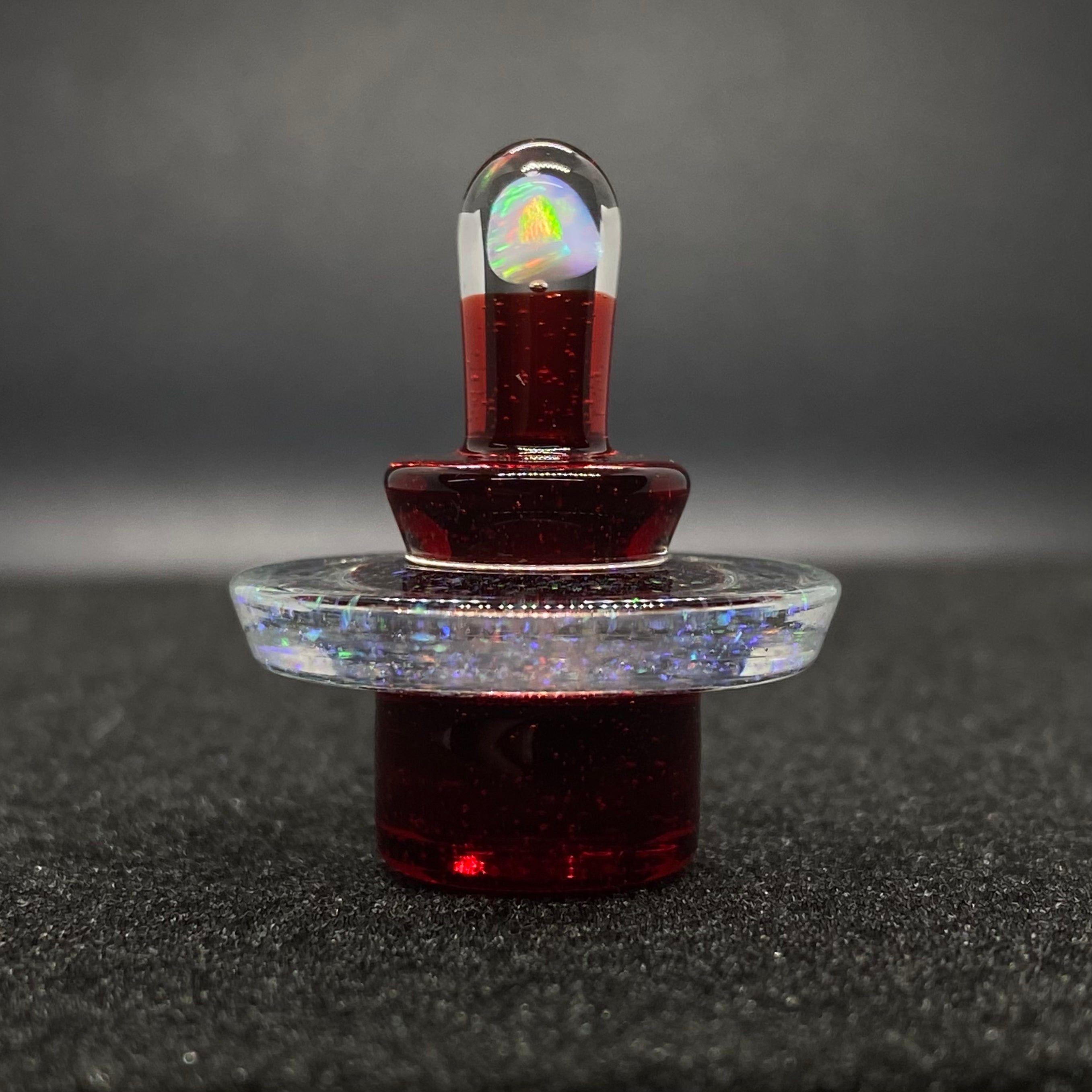 Fortunate Glass Pomegranate Crushed Opal Terp Slurper Cap