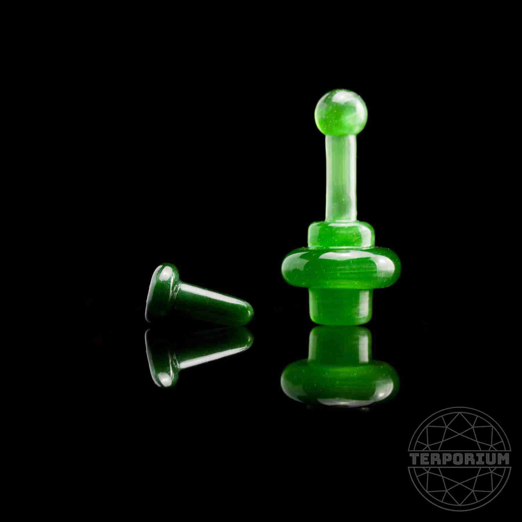Mighty Moss Hanging Valve Terp Slurper Set by Hot Pizza Glass