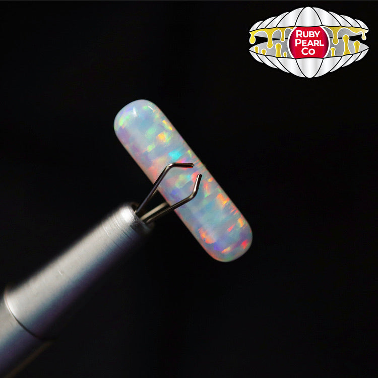White Opal Terp Slurper Pillar *Fits 25mm Banger*