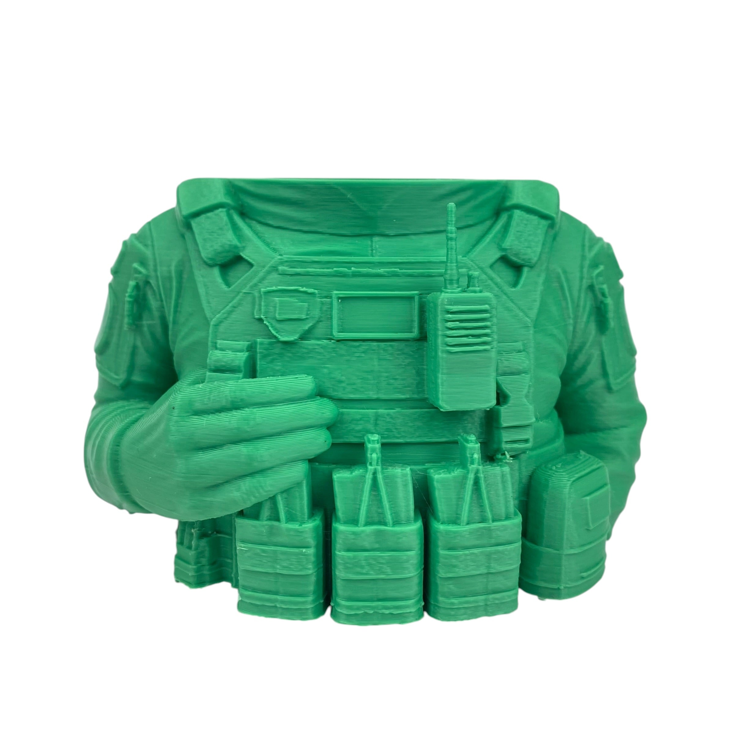 Green Army Man 3D Printed Puffco Proxy Core Attachment - 710PrintShop