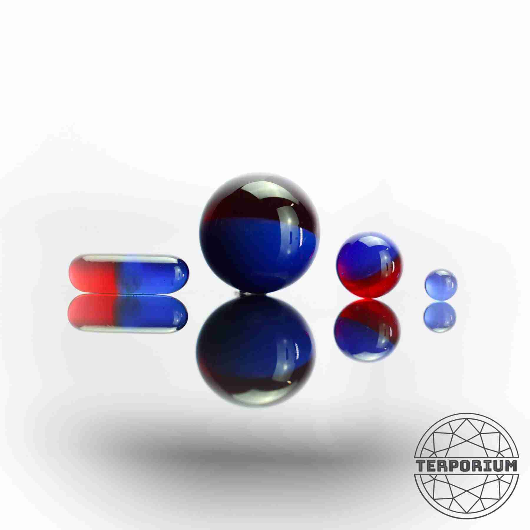 Sonic and Phoenix Terp Slurper Set by Captain Tokez Glass