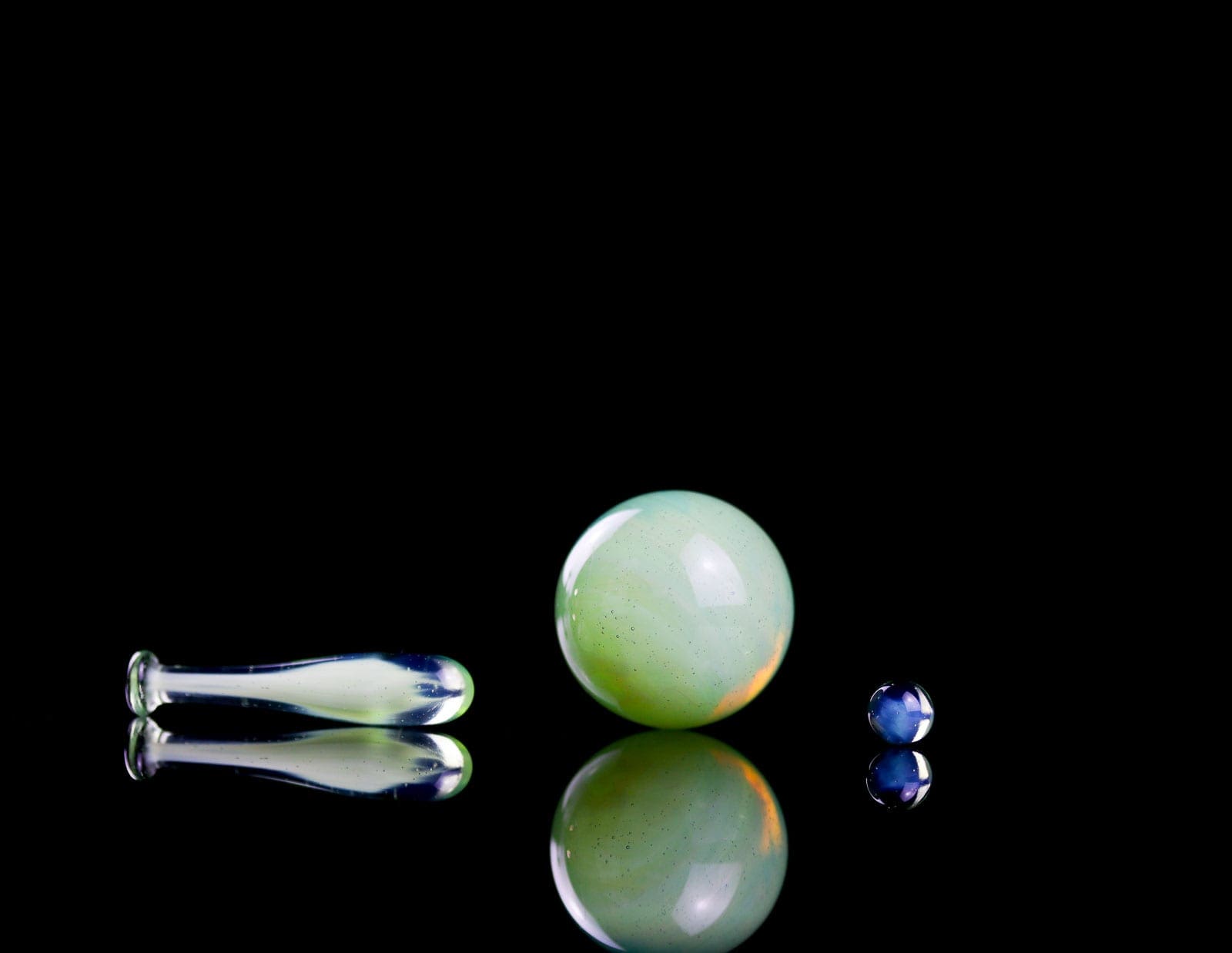 Wintergreen Baseball Terp Slurper Set by Syndrome Glass