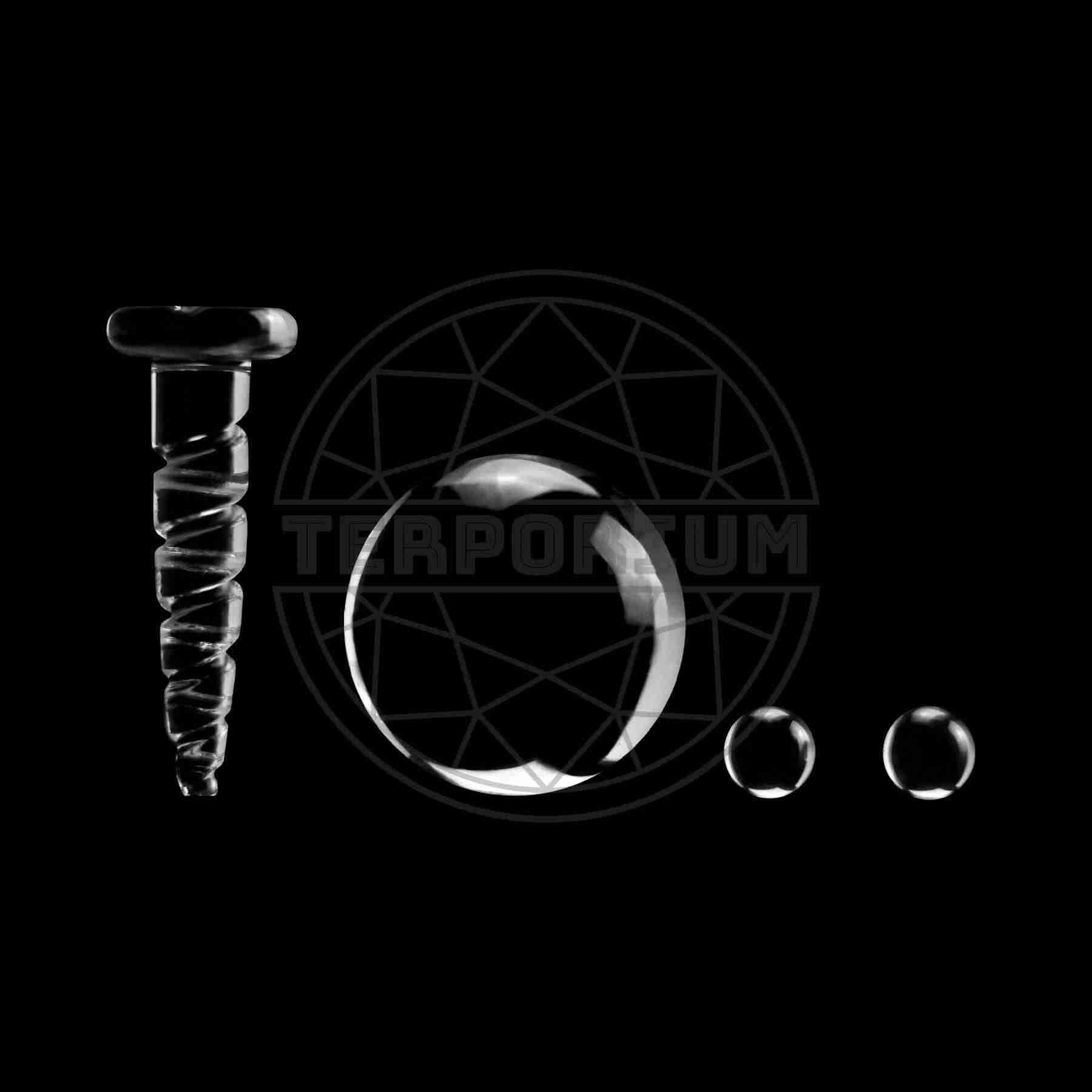 Quartz Terp Screw Slurper Set (4pcs)