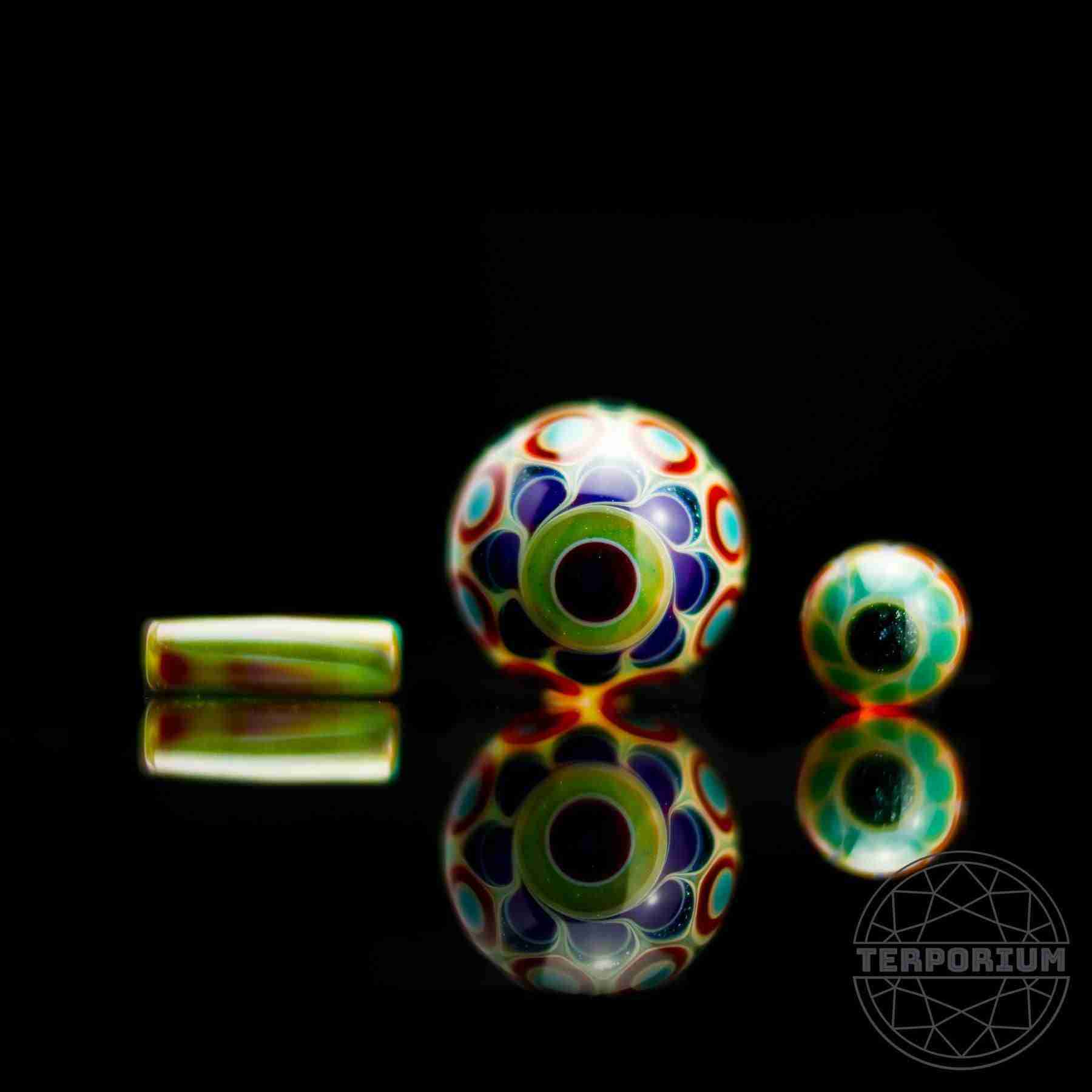 Dot Work Terp Slurper Set by Atischler Glass