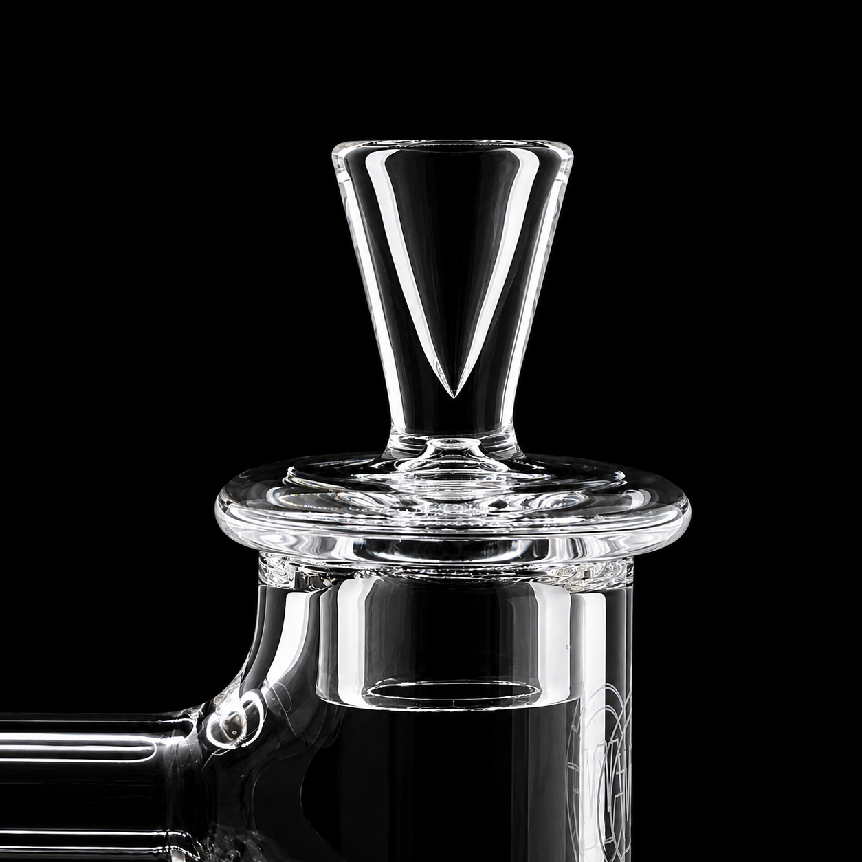 Clear Terp Slurper Quartz Hollow Cap