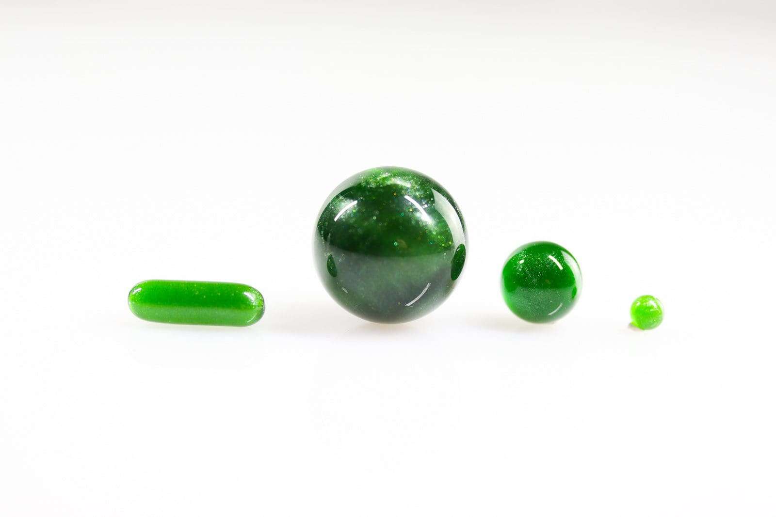 Mighty Moss Terp Slurper Set (4 pcs) by Captain Tokez Glass