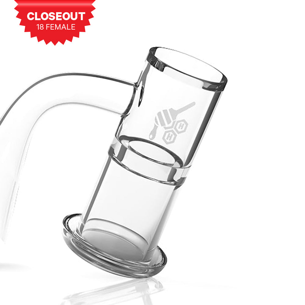 HONEYSUCKLE XL QUARTZ BANGER - 90° DEGREE | YL-CLOSEOUT
