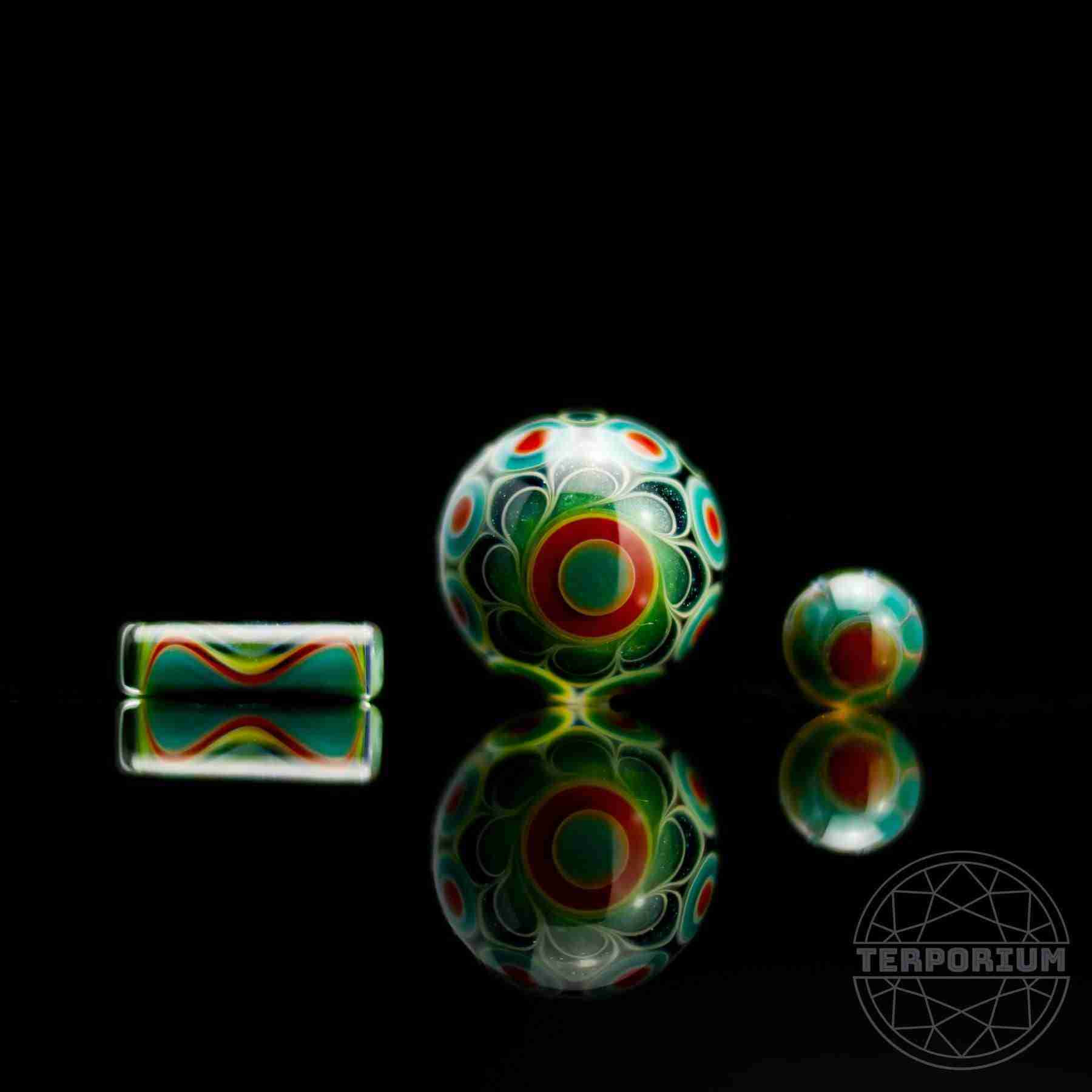 Dot Work Terp Slurper Set by Atischler Glass