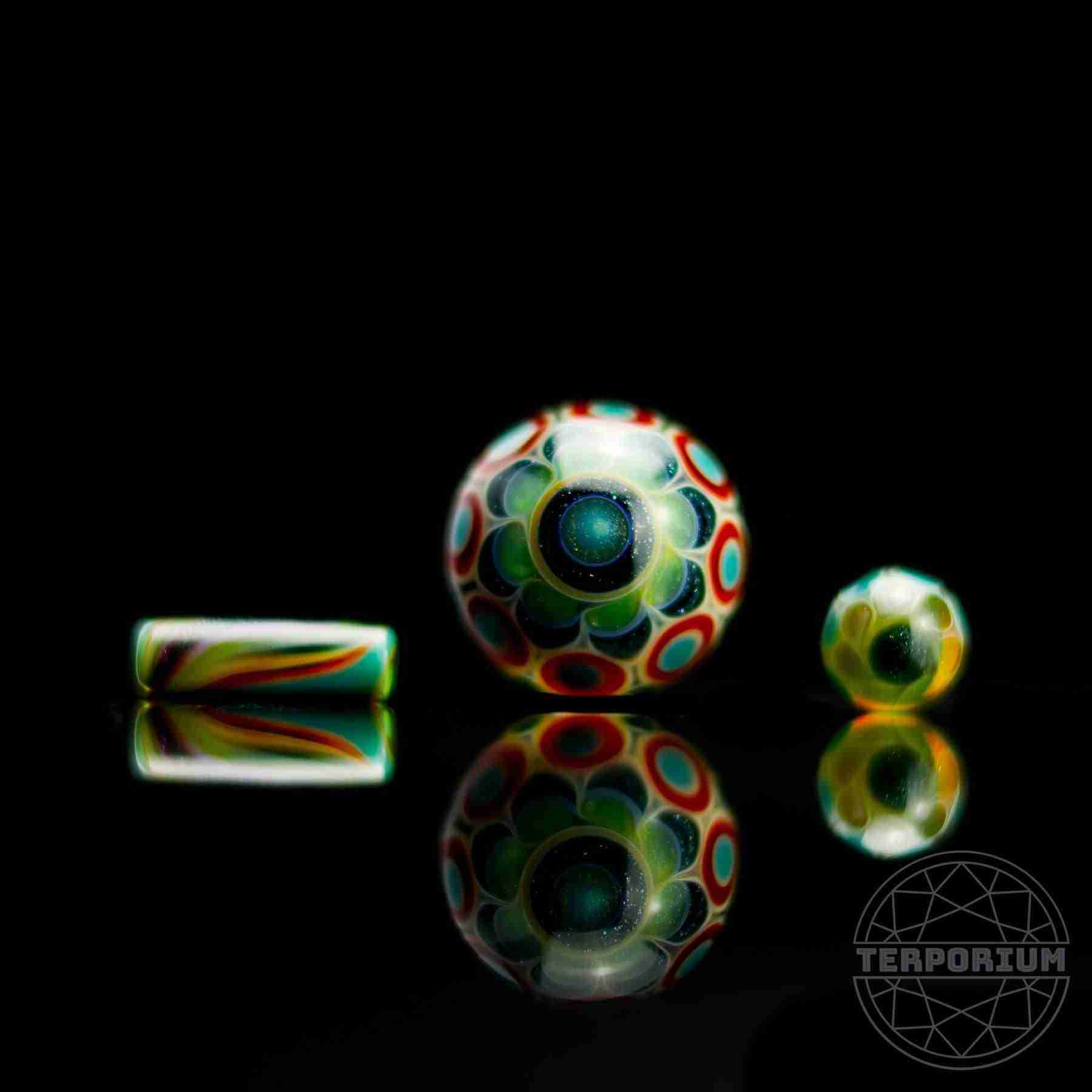 Dot Work Terp Slurper Set by Atischler Glass