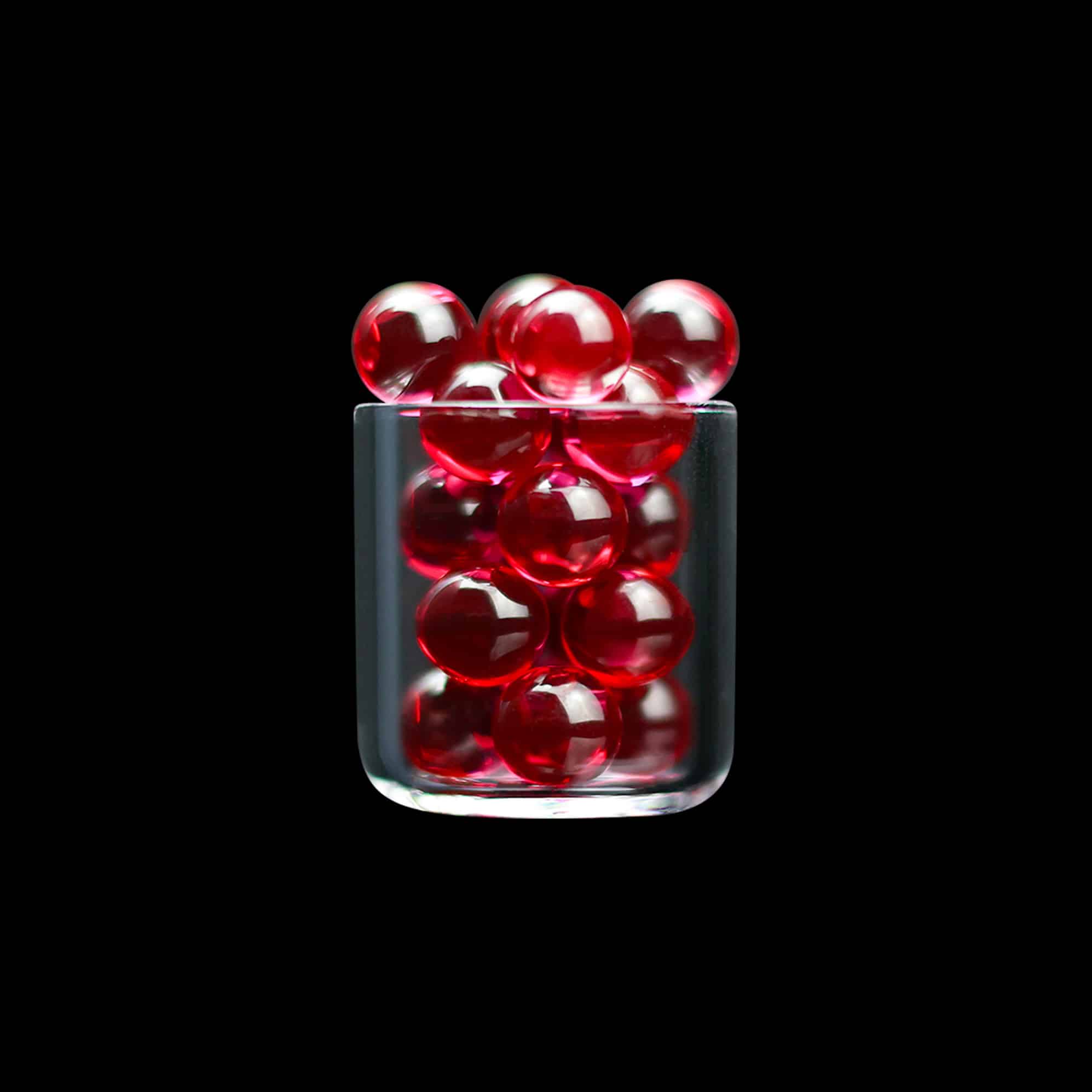 Ruby Terp Pearls, 6mm