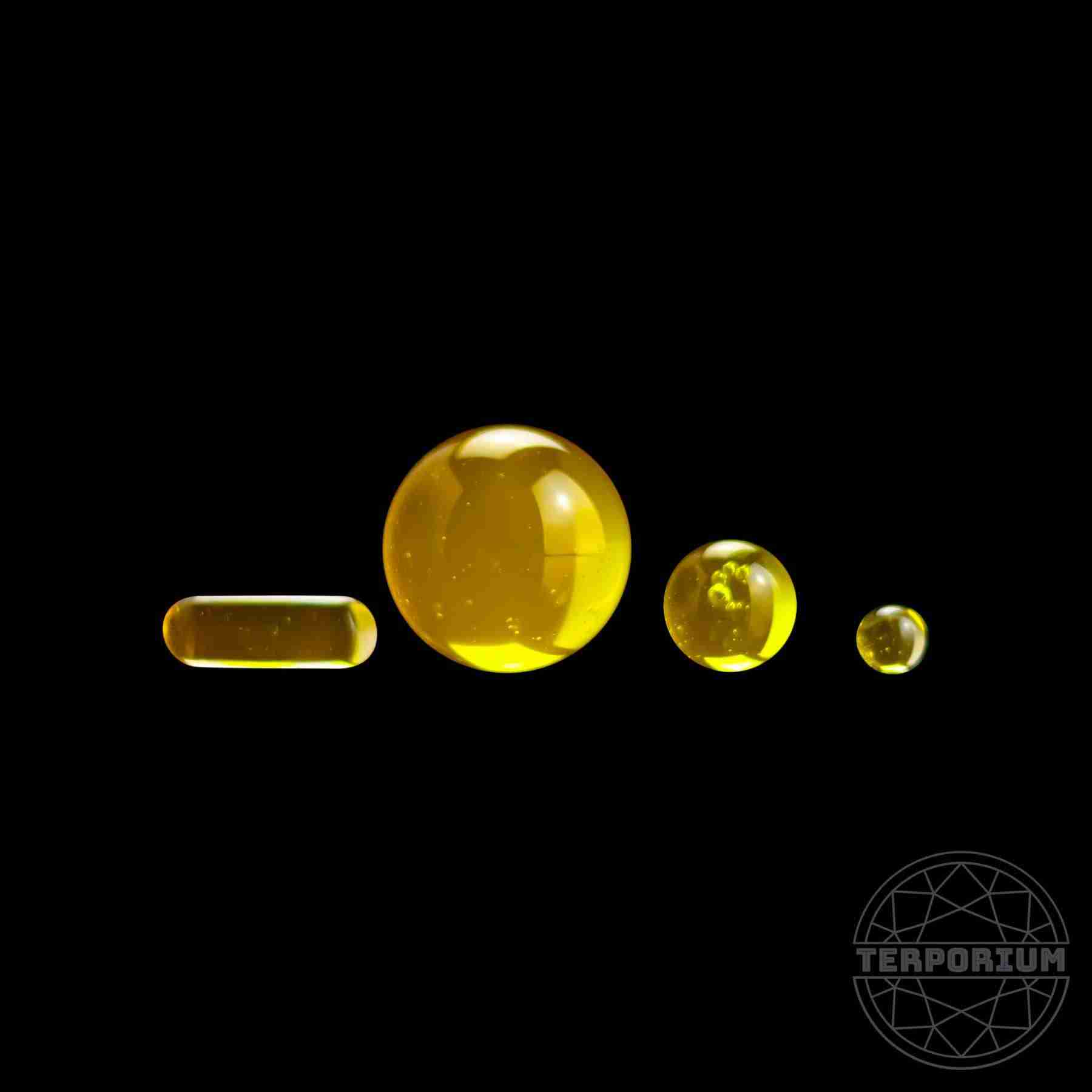 Pineapple Juice Terp Slurper Set by Captain Tokez Glass