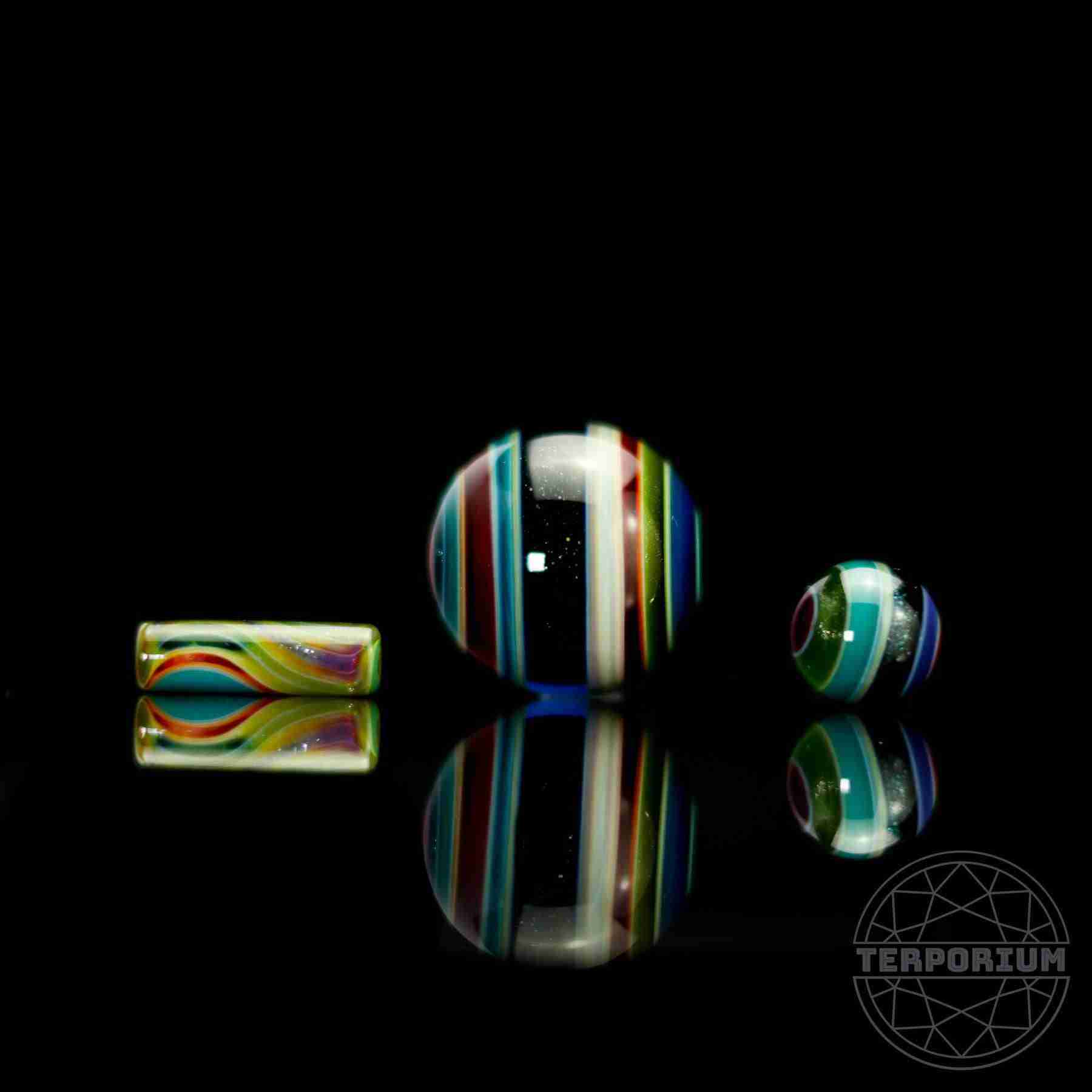 Encalmo Terp Slurper Set by Atischler Glass