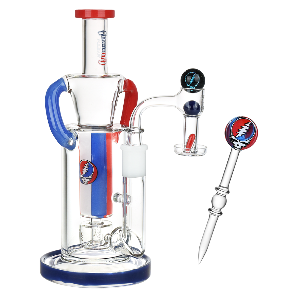 Grateful Dead x Pulsar Cascade Waterfall Recycler Dab Rig Set