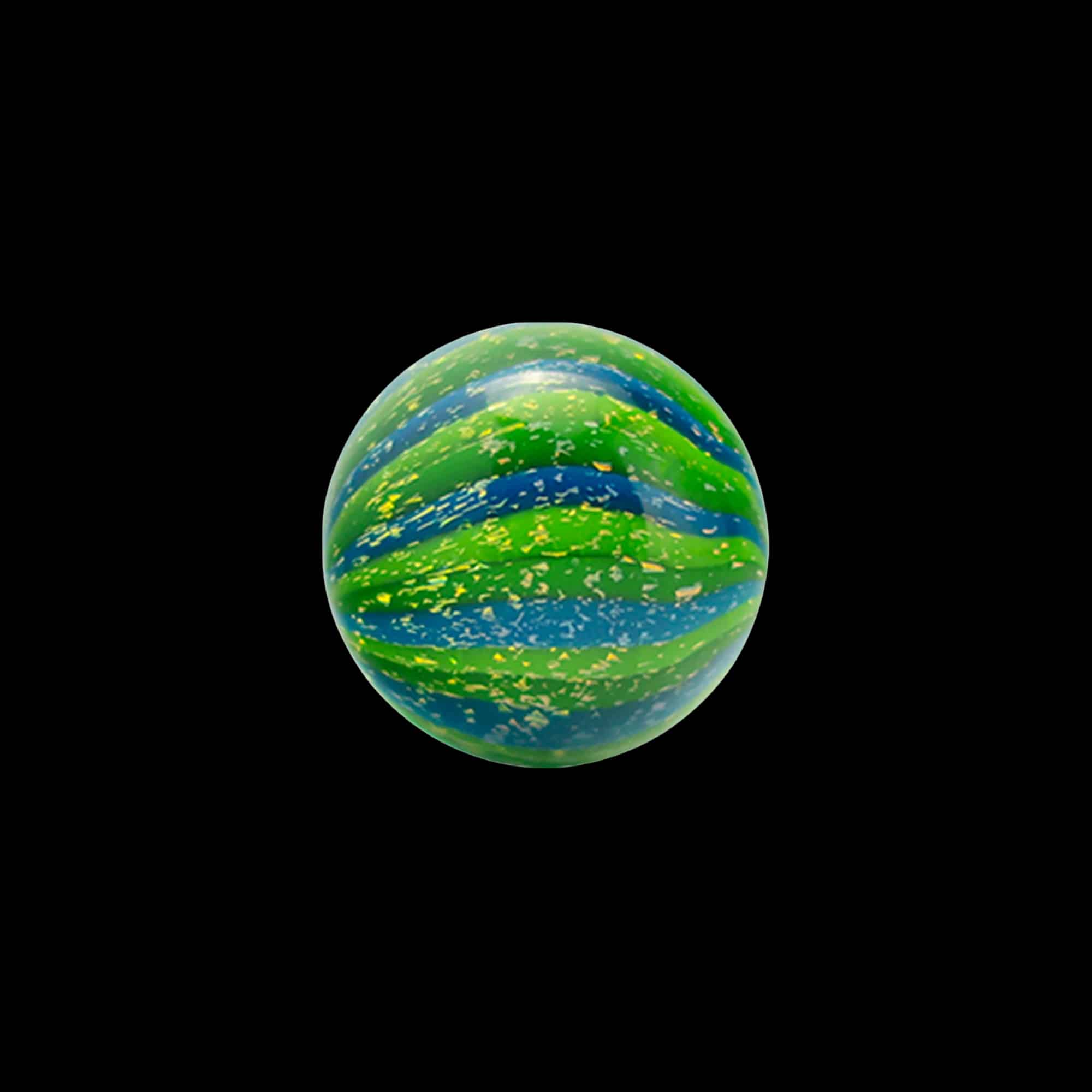 Green Dichro Swirl Marble, 19mm