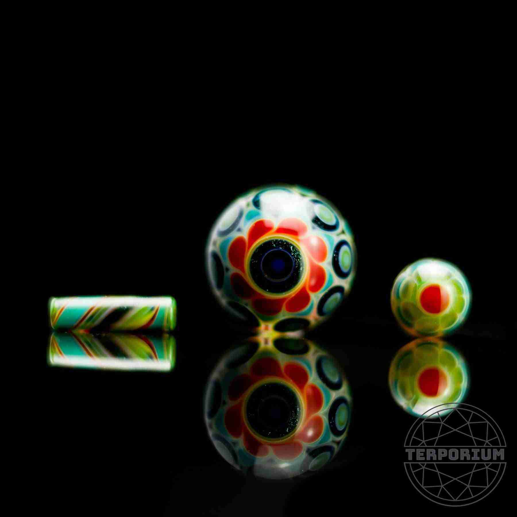 Dot Work Terp Slurper Set by Atischler Glass